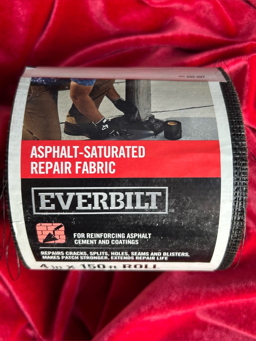 Asphalt-Saturated Repair Fabric